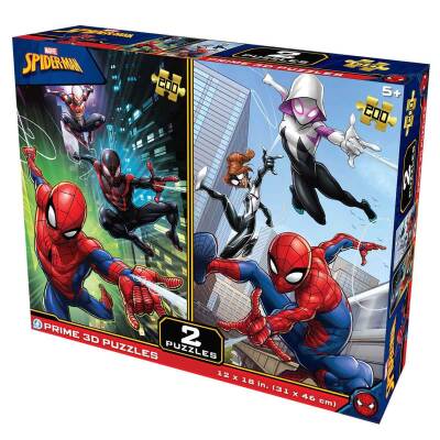 Prime 3D Marvel Spider-Man 200 Parça İkili Puzzle Prm/10228 - 1