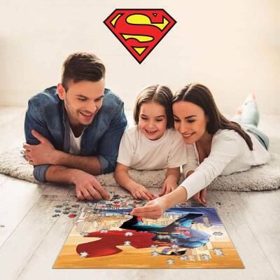 Prime 3D Superman Figür ve 300 Parça Puzzle Prm/35807 - 3