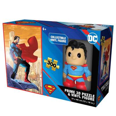 Prime 3D Superman Figür ve 300 Parça Puzzle Prm/35807 - 1