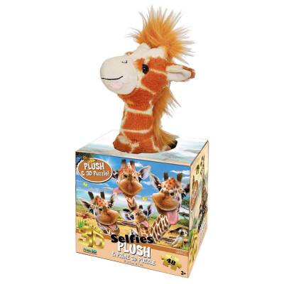 Prime 3D Zürafa Pelüş ve Selfie 48 Parça Puzzle Prm/15802 - 1