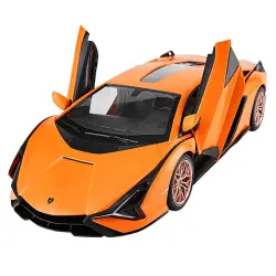 Rastar 1:14 Lamborghini Sian Fkp 37 Işıklı Uzaktan Kumandalı Araba S00097700 - 5