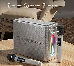 Rastplay Karaoke Party Speaker 2 Mikrofonlu Karaoke Seti - 2