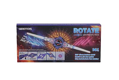Rastplay Kıvılcım Çıkaran Çift Taraflı 360 Derece Dönen Led Işın Kılıçı - 1