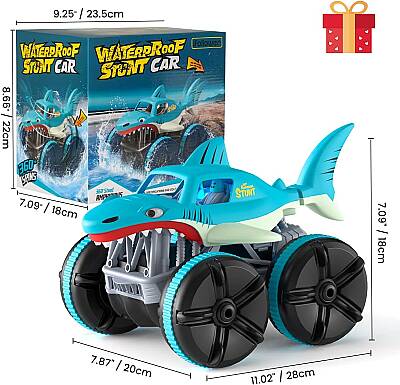 Rastplay Wutong Amphibious Little Shark Stunt Vehicle R/C 989-313 - 6