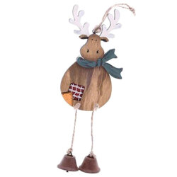 Rengarenk Ahşap Geyik Kapı Süsü Dh03-12 - 2