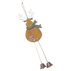 Rengarenk Ahşap Geyik Kapı Süsü Dh03-12 - 3