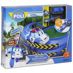 Robocar Poli Fırlatıcılı ve Dönemeçli Yol Seti 83385 - 1