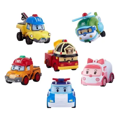 Robocar Poli Gogo Rescue Deluxe 6'Lı Set Polı/Zr-914 - 2