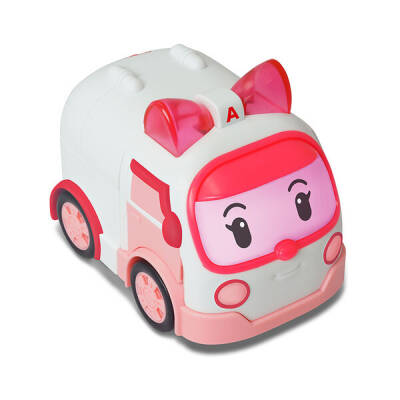 Robocar Poli Işıklı Transformers Robot Figür Amber 83095 - 2