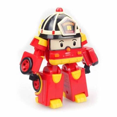 Robocar Poli Işıklı Transformers Robot Figür Roy 83093 - 4