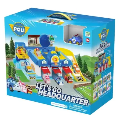 Robocar Poli Let'S Go Ana Merkez Oyun Seti Ve Poli Figür (Sesli Ve Işıklı) Polı/Mrt-664 - 3