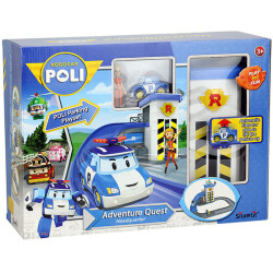 Robocar Poli Macera Kulesi Oyun Seti (Jin+Poli Araç Figürlü) 83316 - 1