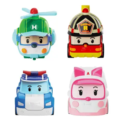 Robocar Poli Mini Kasabanın Kurtarma Araçları 4'Lü Set Polı/Mrt-760 - 2