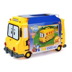 Robocar Poli Okul Otobüsü Figür Kutusu 83148 - 2