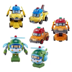 Robocar Poli Quick Transforming Mini Rescue Deluxe 6'Lı Set Polı/Zr-915 - 2