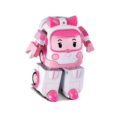 Robocar Poli Transforming Robot Figür- Amber Polı/Mrt-0651 - 3