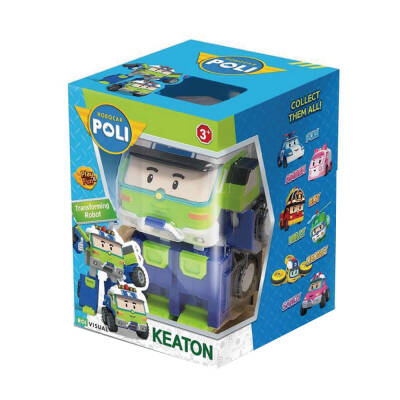 Robocar Poli Transforming Robot Figür - Keaton Polı/Mrt-0658 - 1