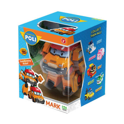Robocar Poli Transforming Robot Figür- Mark Polı/Mrt-0654 - 1