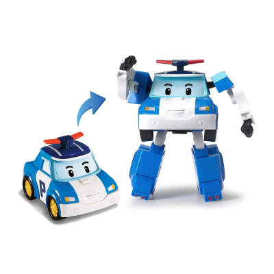 Robocar Poli Transforming Robot Figür - Polı Polı/Mrt-0650 - 4