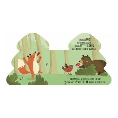 Sassı Friends Of The Forest - Shaped Board Book - 4