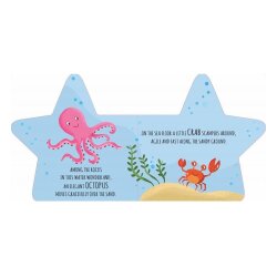 Sassı Friends Of The Sea - Shaped Board Book - 3