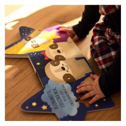 Sassi Goodnight My Little Star - Shaped Board Book - 4