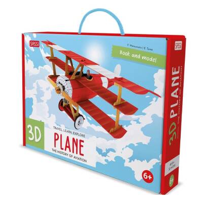 Sassi Junior 3D Plane - Book And 3D Model - 1