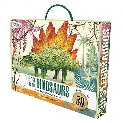 Sassi Junior 3D Stegosaurus - Book And 3D Model - 1