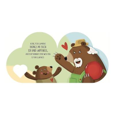 Sassİ With Love Grandad - Shaped Board Book - 2