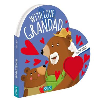 Sassİ With Love Grandad - Shaped Board Book - 1