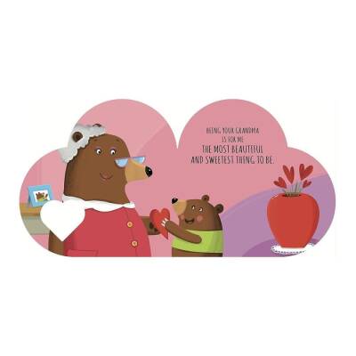 Sassı With Love Grandma - Shaped Board Book - 2