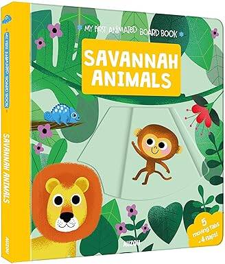 Savannah Animals - My First Animated Board Book - 1