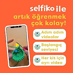 Selfiko Abidino Örgü Öğrenme Seti - 4