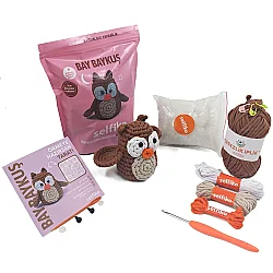 Selfiko Bay Baykuş Örgü İpi Seti - 1