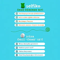 Selfiko Kurbik Örgü Öğrenme Seti - 5