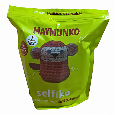 Selfiko Maymunko Örgü Öğrenme Seti - 1