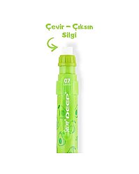Serve Deep Avokado Desenli Mekanik Uçlu Kalem 0.7 Mm Fosforlu Yeşil - 3