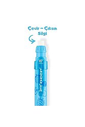 Serve Deep Böğürtlen Desenli Mekanik Uçlu Kalem 0.7 Mm Fosforlu Mavi - 2