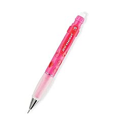 Serve Deep Çilek Desenli Mekanik Uçlu Kalem 0.7 Mm Fosforlu Pembe - Serve