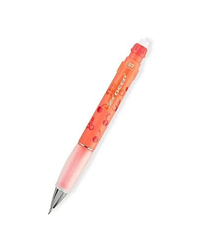 Serve Deep Kiraz Desenli Mekanik Uçlu Kalem 0.7 Mm Fosforlu Kırmızı - 1