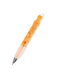 Serve Deep Portakal Desenli Mekanik Uçlu Kalem 0.7 Mm Fosforlu Turuncu - Serve