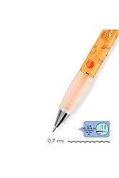 Serve Deep Portakal Desenli Mekanik Uçlu Kalem 0.7 Mm Fosforlu Turuncu - 3