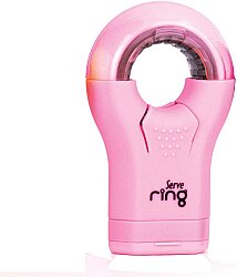 Serve Ring Silgili Kalemtraş Pastel Pembe Tekli - Serve