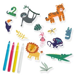 Ses Creative Tak Çıkar Pencere Eğlencesi - Jungle Sc014274 - 8