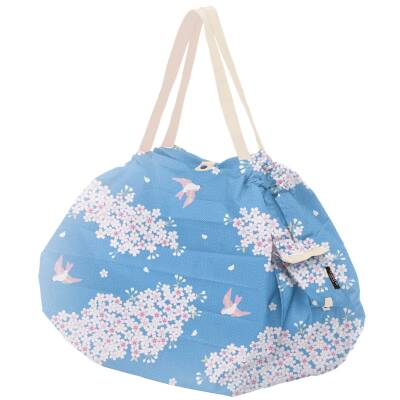 Shupatto Compact Bag Katlanır Çanta - L - Hana ni Tori S477HA - 1