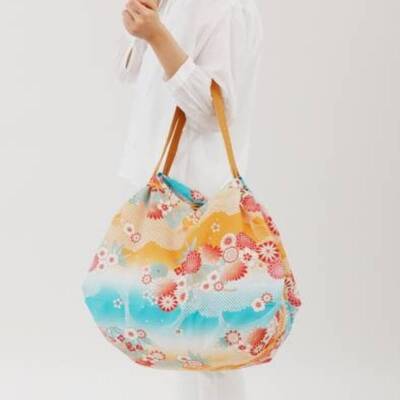 Shupatto Compact Bag Katlanır Çanta - L - Nagare Gumo S477NA - 3