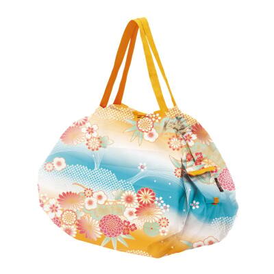 Shupatto Compact Bag Katlanır Çanta - L - Nagare Gumo S477NA - 1