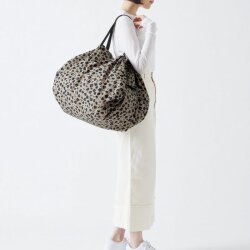 Shupatto Compact Bag Katlanır Çanta - L - Paw Marks S468AS - 4