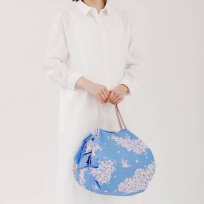 Shupatto Compact Bag Katlanır Çanta - M - Hana ni Tori S464HA - 3