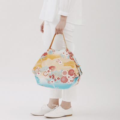 Shupatto Compact Bag Katlanır Çanta - M - Nagare Gumo S464NA - 2